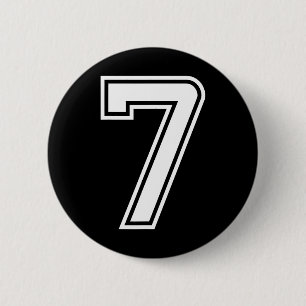 Six Seven 67 Matching Number 7 Halloween Birthday 6 Cm Round Badge