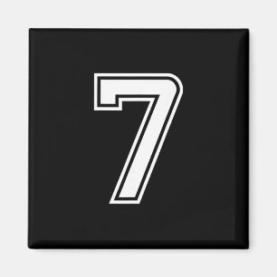 Six Seven 67 Matching Number 7 Halloween Birthday  Magnet