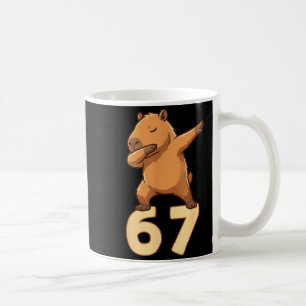 Six Seven 67 Meme Capybara Funny 67 Capybara For K Coffee Mug