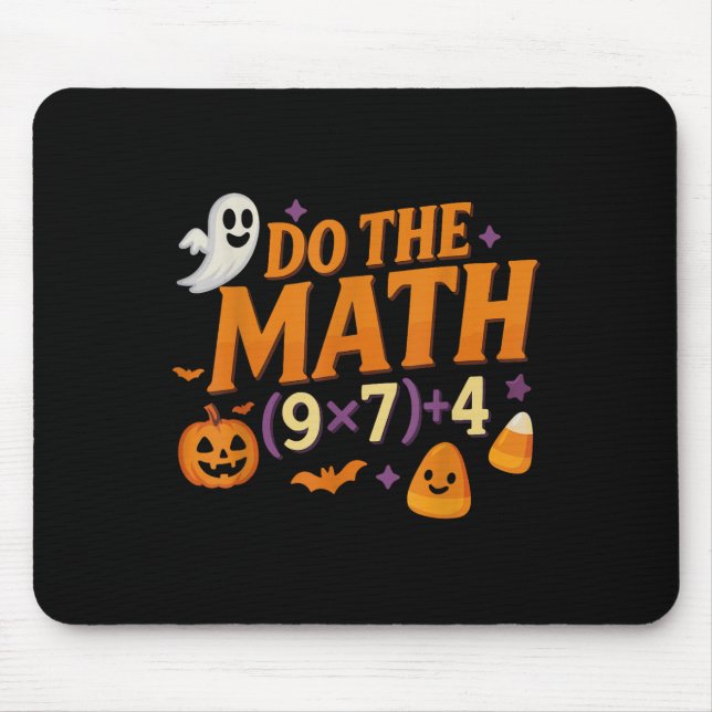 Six Seven 67 Meme Do The Math Halloween Alpha Gen  Mouse Pad (Front)