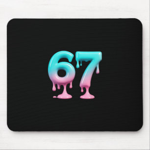 Six Seven 67 Meme For Gen Alpha Kids And Adults 6 Mouse Pad