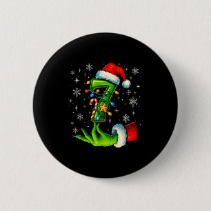 Six Seven 67 Meme Funny Christmas Couple Matching 6 Cm Round Badge