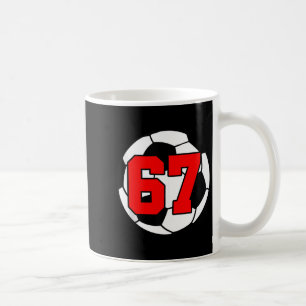 Six Seven 67 Soccer 6 7 Funny Meme 6-7 Gen Alpha S Coffee Mug