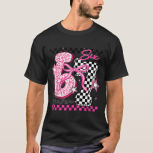 Six Seven 6 7 Leopard Checkered 67 Meme Teacher Wo T-Shirt