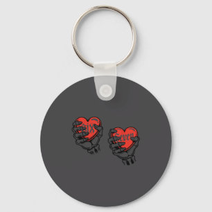 Six Seven 6 7 Meme 67 Skeleton Hand Valentine Cost Key Ring