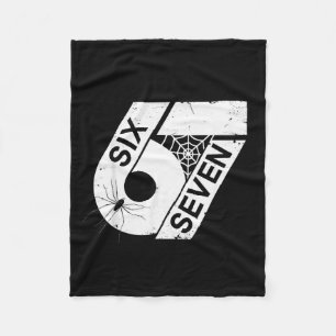 Six Seven 6 7 Meme 6 7 Halloween Costume Fleece Blanket