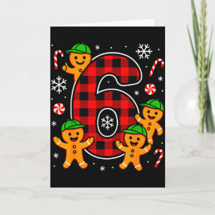 Six Seven 6 7 Meme Christmas Matching Couple Boy G Card