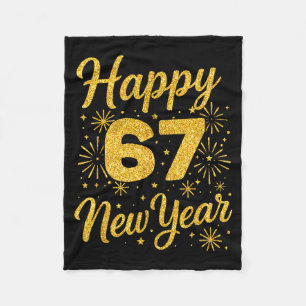 Six Seven 6 7 Meme Funny Happy New Year 67 2026  Fleece Blanket