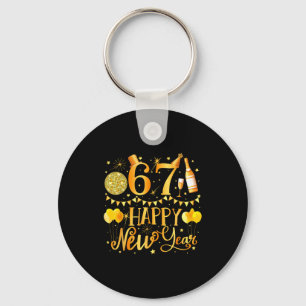 Six Seven 6 7 Meme Funny Happy New Year 67 2026  Key Ring