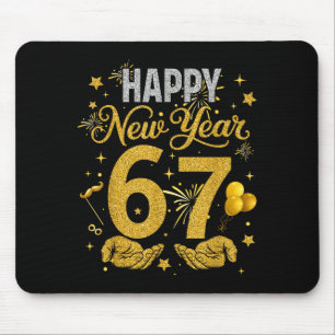 Six Seven 6 7 Meme Funny Happy New Year 67 Men Wom Mouse Pad