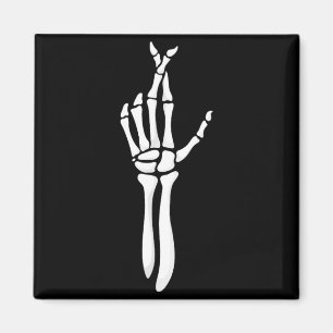Six Seven 6 7 Meme Funny Skeleton Hands Sign Let's Magnet
