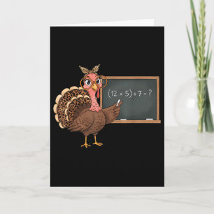 Six Seven 6 7 Meme Number 67 Turkey Thanksgiving T Card