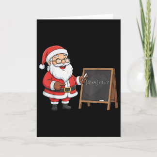Six Seven 6 7 Meme Santa Christmas Xmas Teacher Nu Card