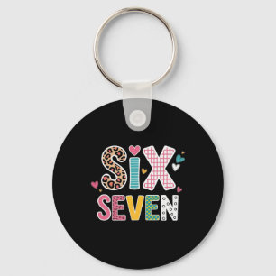 Six Seven 6 7 Meme Teacher _1 Key Ring