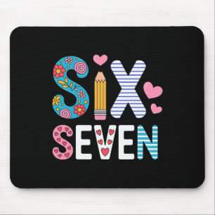 Six Seven 6 7 Meme Teacher Mouse Pad