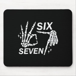 Six Seven 6 7, Skeleton Hands, Soky Skull Mouse Pad