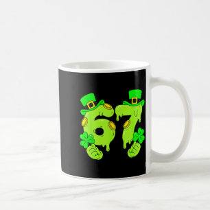Six seven 6 7 st patricks day 67 paddys meme boys coffee mug