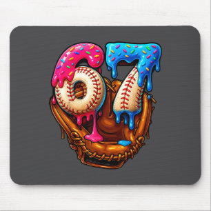 Six Seven Baseball Candy Drip 6-7 Meme  Mouse Pad
