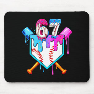 Six Seven Baseball Respect The Drip Boys Baseball Mouse Pad