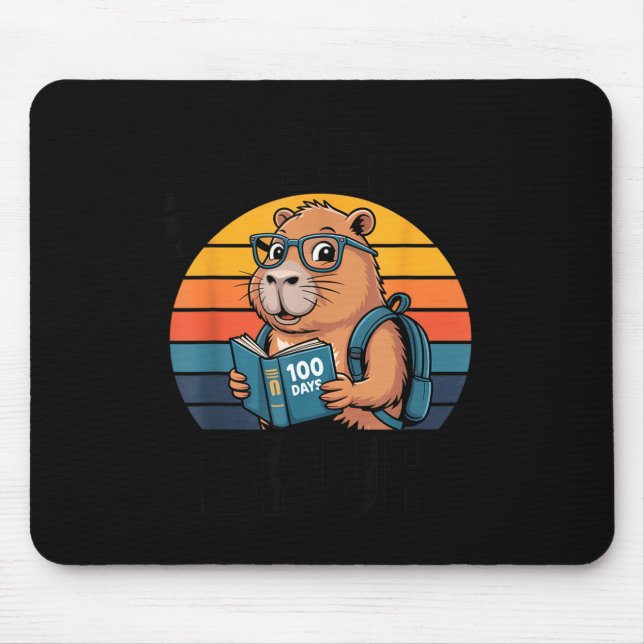 Six Seven Bruh 67 Meme Funny 100 Days Of School Ca Mouse Pad (Front)
