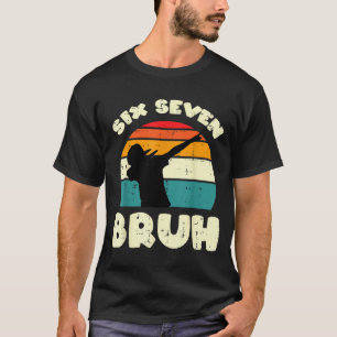 Six Seven Bruh Dab Funny 67 Costume 6 7 Meme Kids T-Shirt