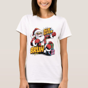 Six Seven Bruh Funny Christmas Shirt Retro Pop A