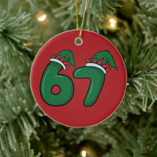 Six-Seven Christmas Ornament