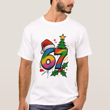 Six Seven Christmas Shirt, Viral 6 7 Meme Tee