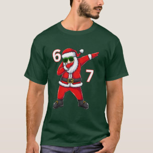 Six Seven Christmas Tee Dabbing Santa Meme