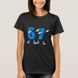 Six Seven Dabbing Cool Meme 67 Funny Dab Number  T-Shirt