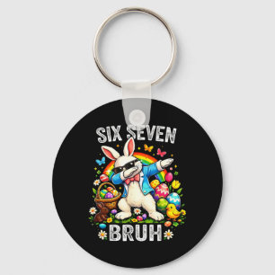 Six Seven Easter Bruh Happy 67 Easter Bunny Key Ring