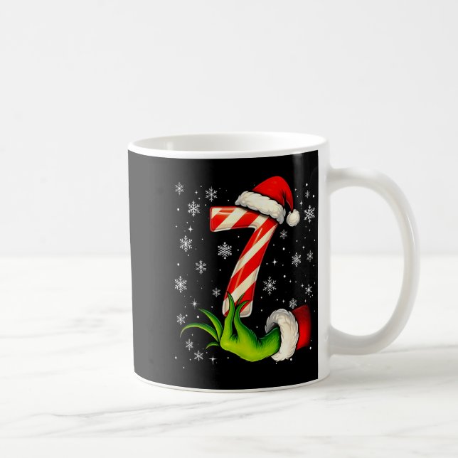 Six Seven Funny Christmas Couple Matching Meme  Coffee Mug (Right)