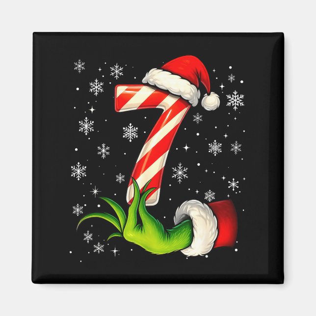 Six Seven Funny Christmas Couple Matching Meme  Magnet (Front)