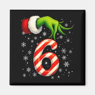 Six Seven Funny Christmas Couple Matching Meme Magnet