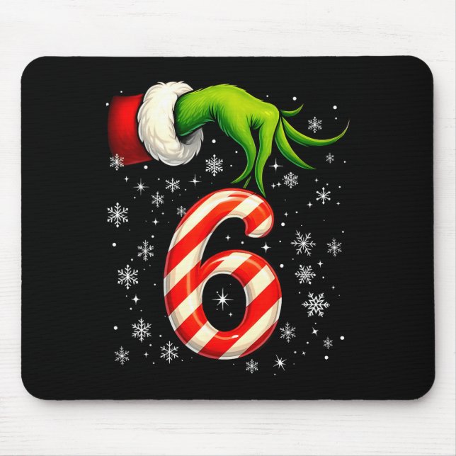 Six Seven Funny Christmas Couple Matching Meme  Mouse Pad (Front)