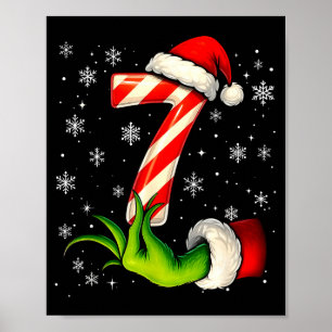 Six Seven Funny Christmas Couple Matching Meme Poster
