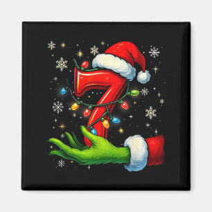 Six Seven Funny Christmas Meme Couple Matching  Magnet