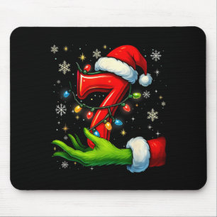 Six Seven Funny Christmas Meme Couple Matching Mouse Pad