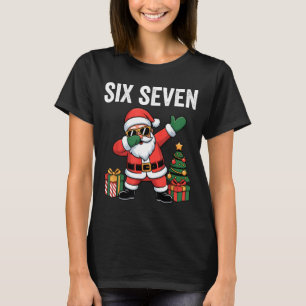 Six Seven Funny Santa Christmas 67 Meme T-Shirt