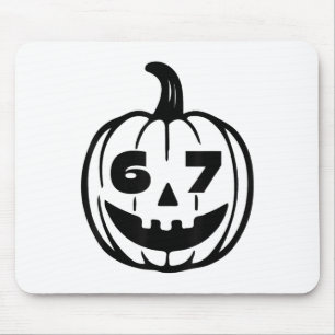 Six Seven Halloween Costume For Students Teachers Mouse Pad