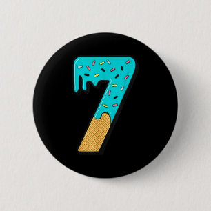 Six Seven Ice Cream 67 Fun Mason Meme Easy Hallowe 6 Cm Round Badge