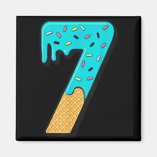 Six Seven Ice Cream 67 Fun Mason Meme Easy Hallowe Magnet (Front)