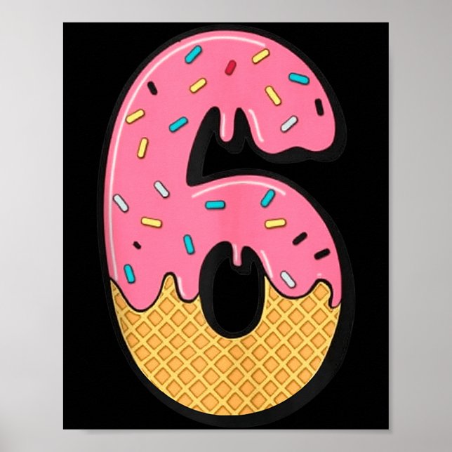 Six Seven Ice Cream 67 Fun Mason Meme Easy Hallowe Poster (Front)