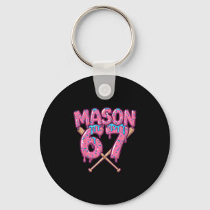 Six Seven Ice Cream Drip Sport 67 Fun Mason Meme 1 Key Ring