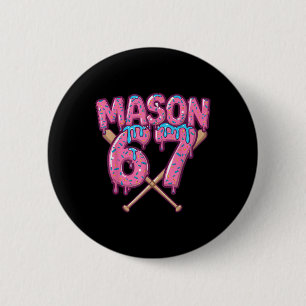 Six Seven Ice Cream Drip Sport 67 Fun Mason Meme _ 6 Cm Round Badge