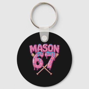 Six Seven Ice Cream Drip Sport 67 Fun Mason Meme _ Key Ring