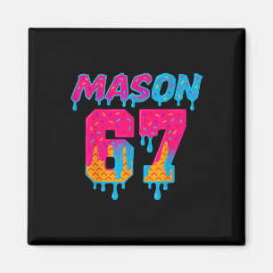 Six Seven Ice Cream Drip Sport 67 Mason Meme Magnet