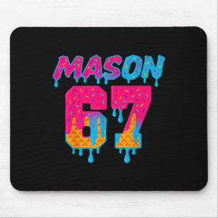 Six Seven Ice Cream Drip Sport 67 Mason Meme  Mouse Pad
