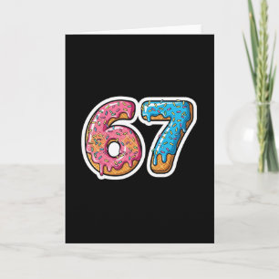 Six Seven Ice Cream Drip Sports Cool Meme 67 Funny Card