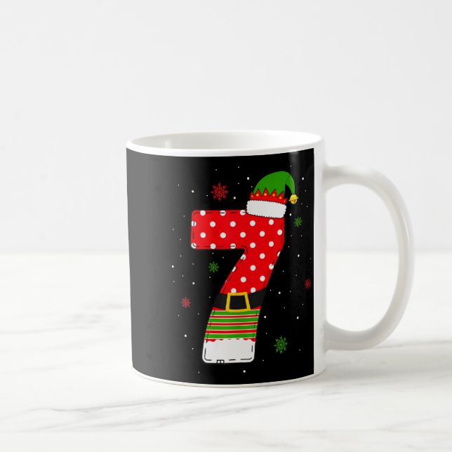 Six Seven Matching 67 Christmas Elf Hat Meme Gen A Coffee Mug (Right)